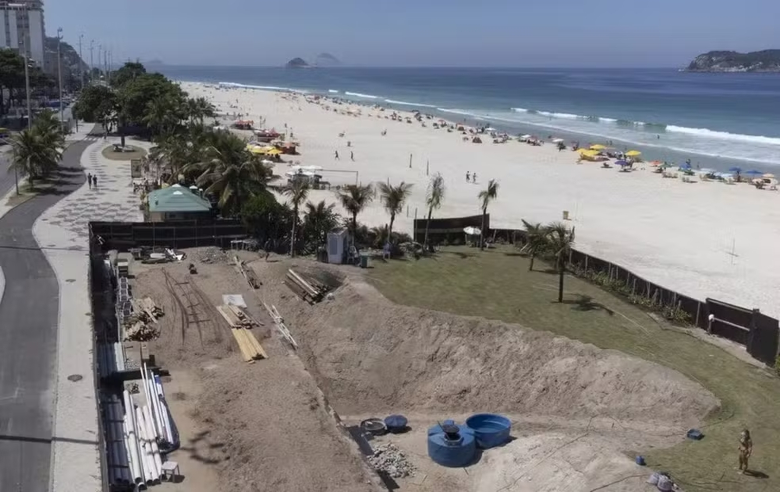 PF faz operação contra danos ambientais na Praia do Pepê