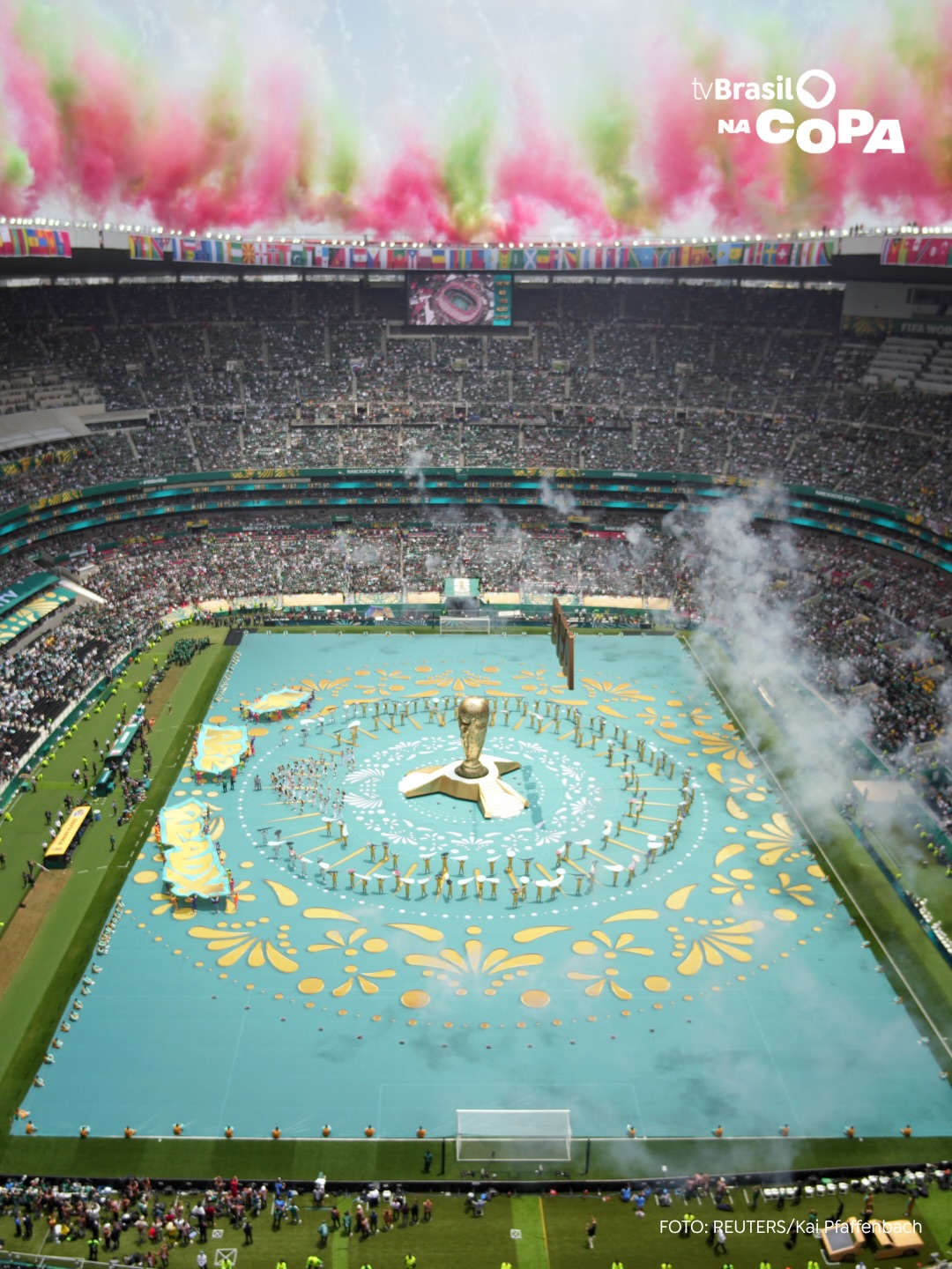 Abertura da Copa 2026 encanta e transforma o Estádio Azteca em espetáculo histórico
