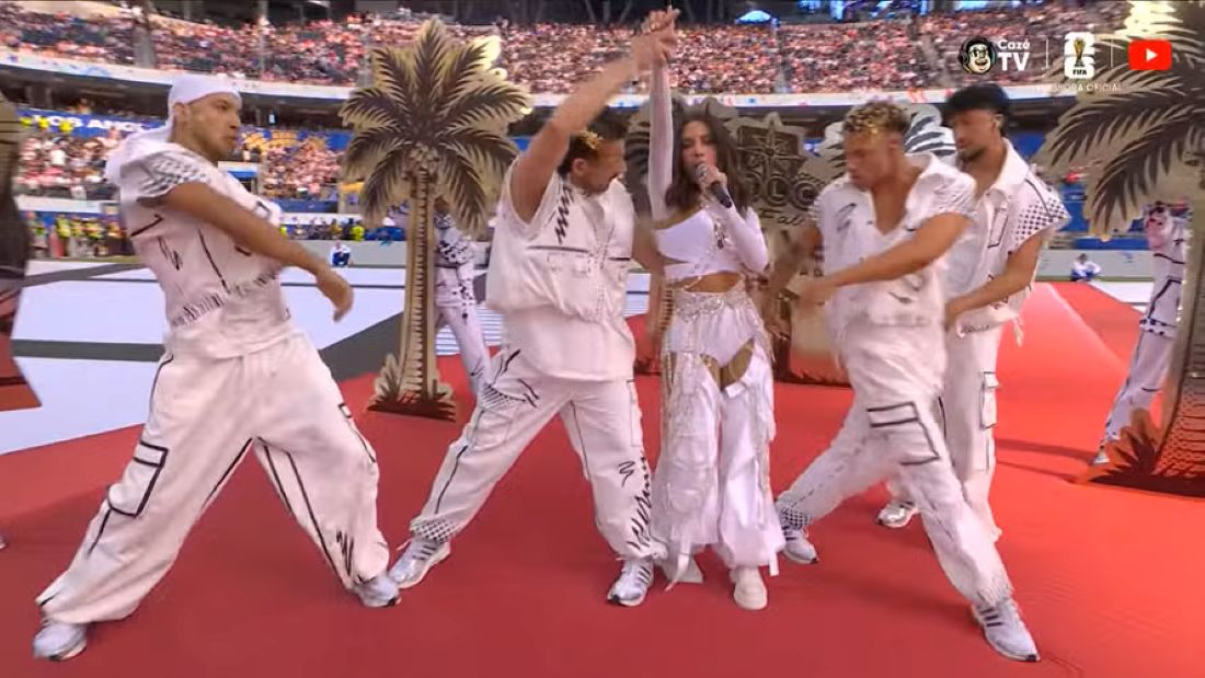 Anitta brilha na abertura da Copa 2026 e leva clima tropical ao estádio de Los Angeles