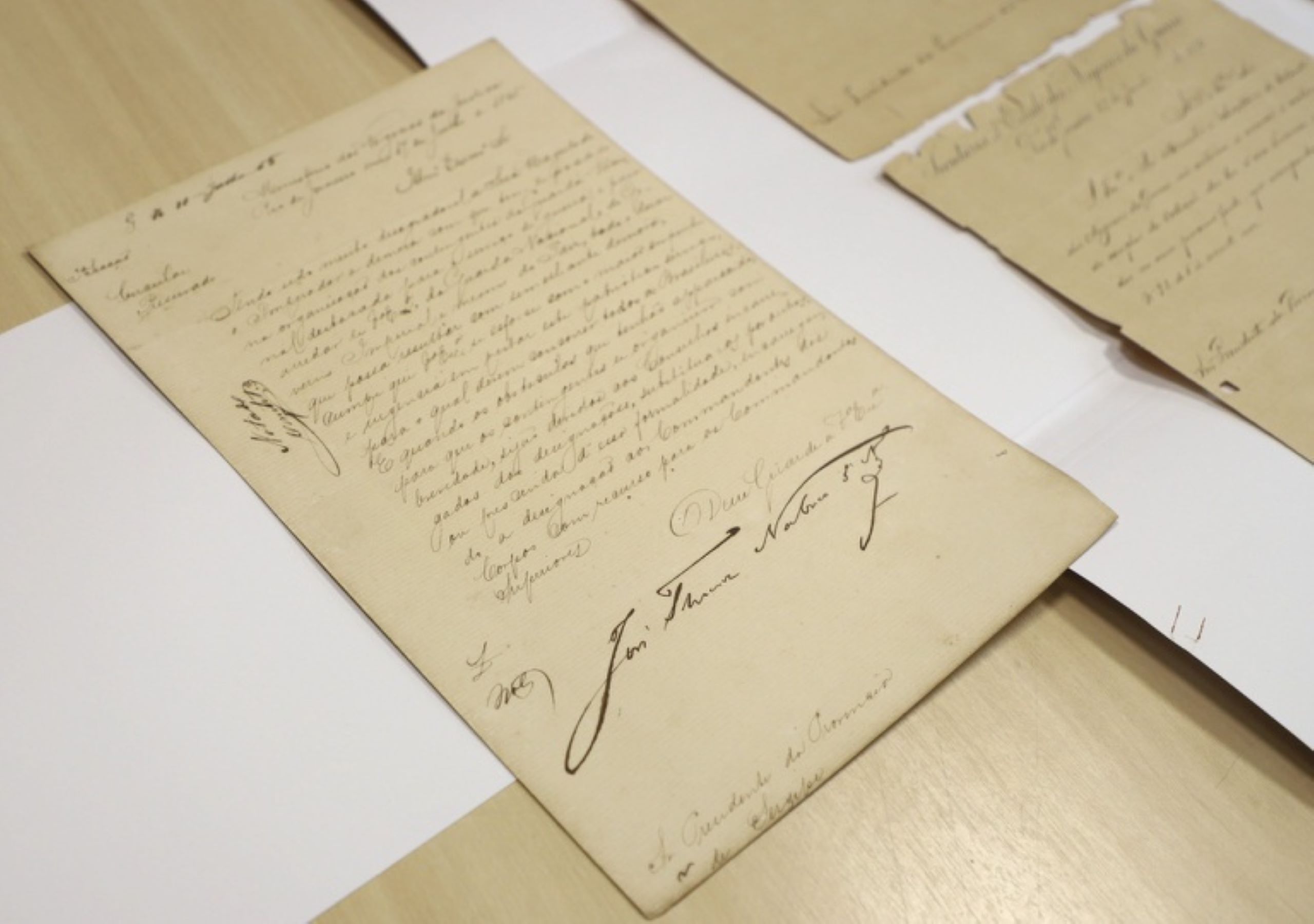 PF recupera documentos históricos assinados por Duque de Caxias e pai de Joaquim Nabuco