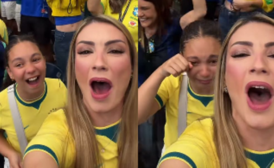 Vídeo: Casemiro emociona filha após gol pelo Brasil e vídeo viraliza na Copa