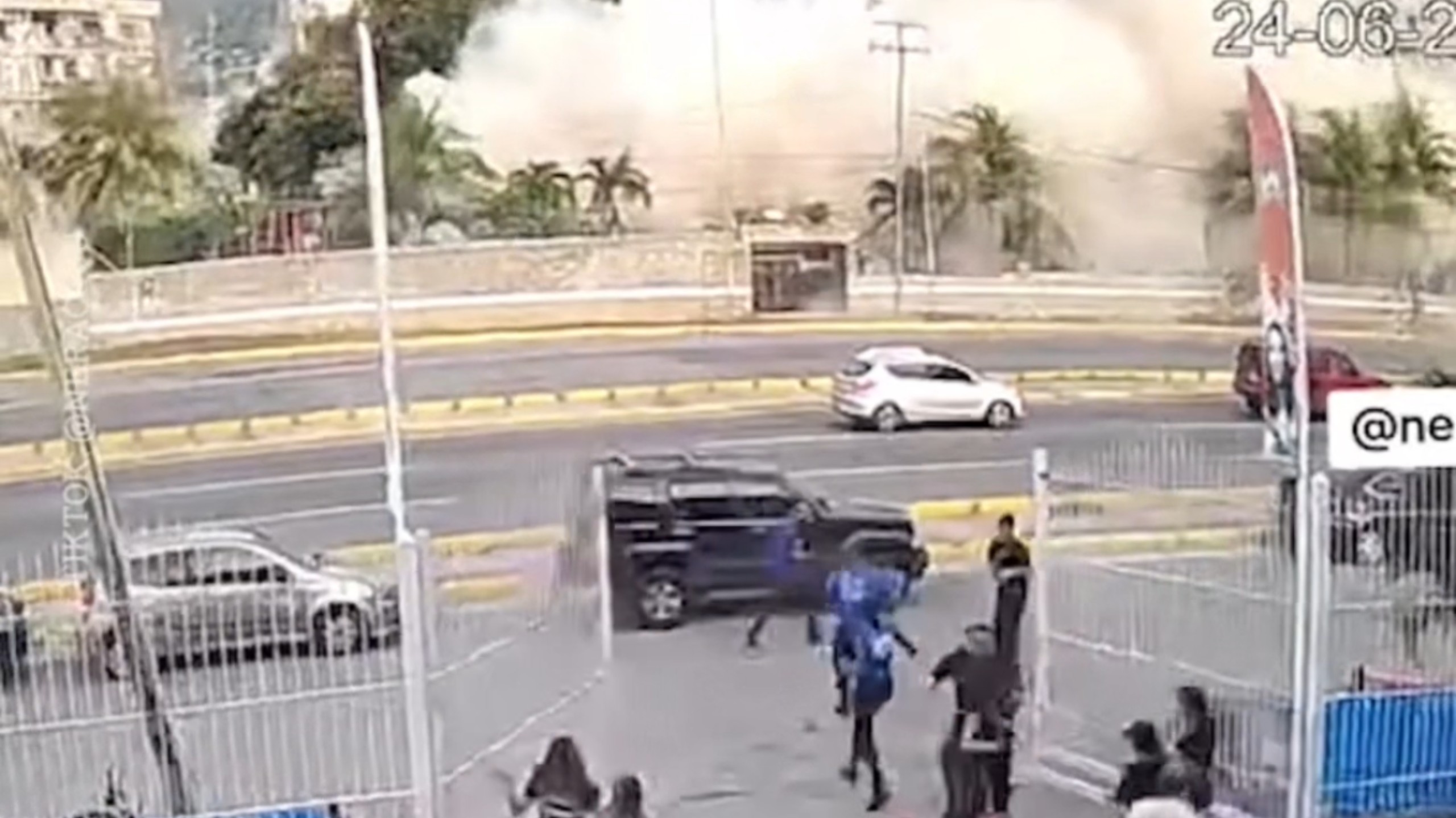 Um novo vídeo mostra a violência dos terremotos na Venezuela; drones revelam dimensão da tragédia