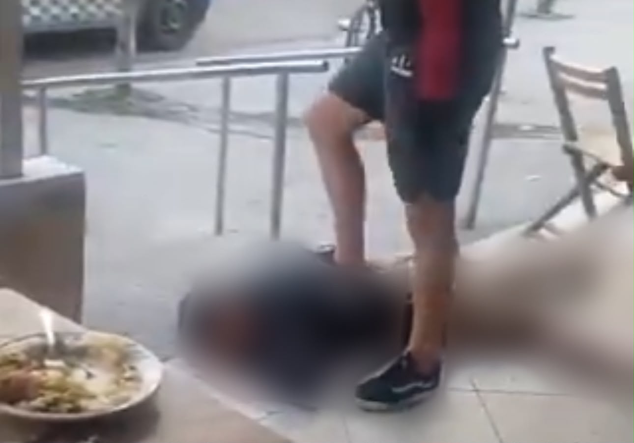 Assaltante é morto ao tentar roubar policiais civis em restaurante na Zona Norte; vídeo