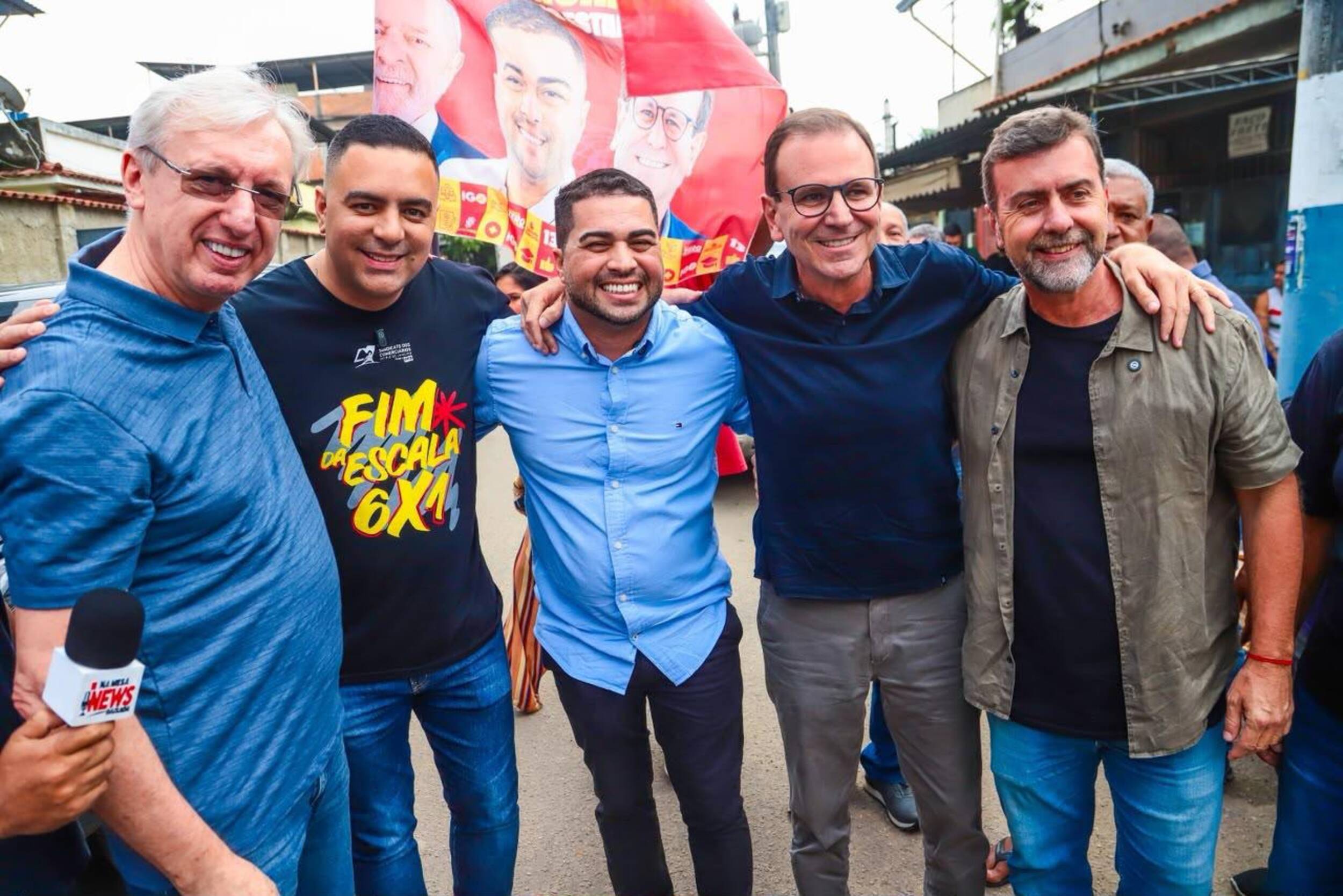Paes vai a Belford Roxo e reforça palanque de aposta de Quaquá na Baixada