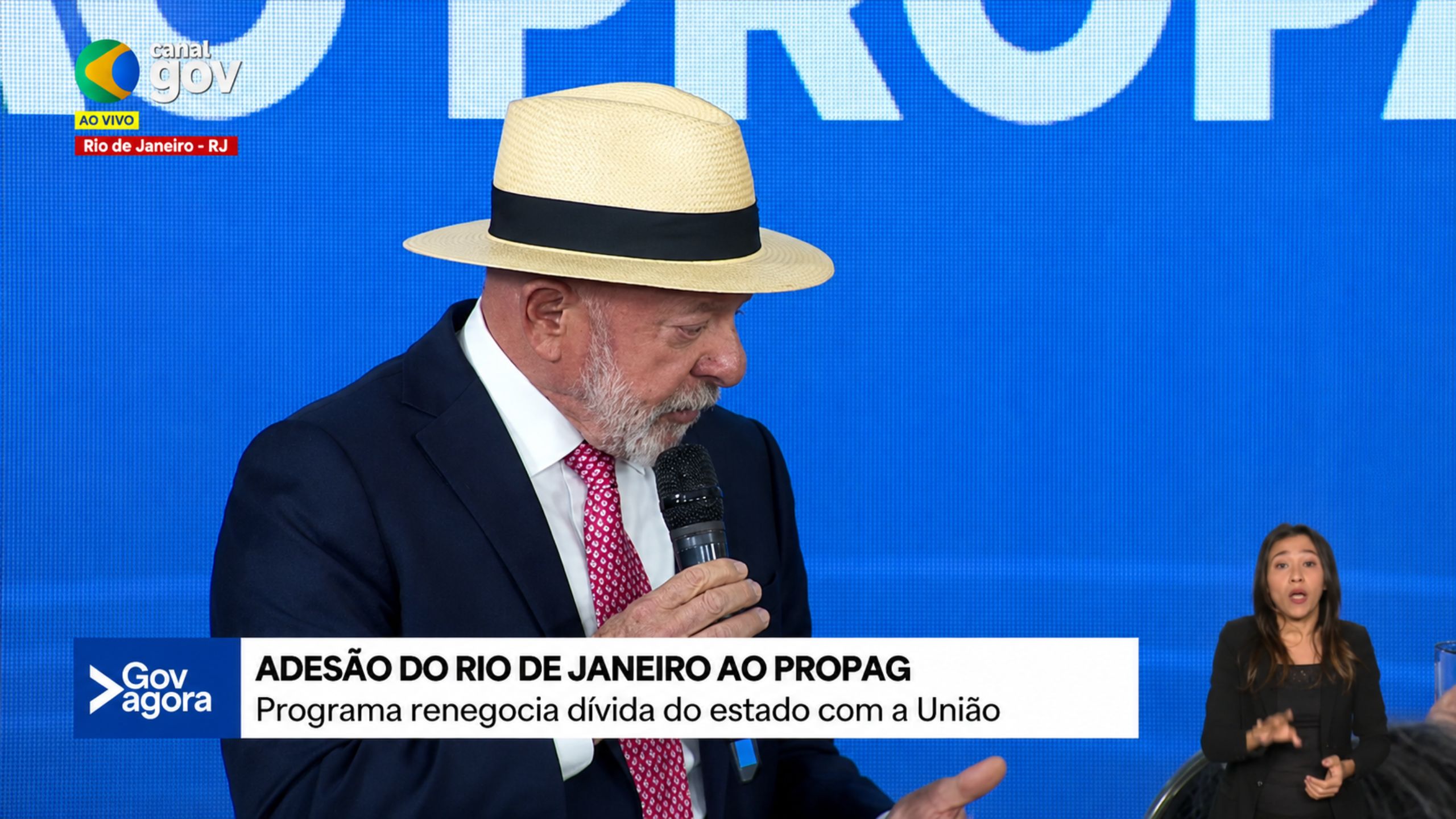 Lula oficializa adesão do Rio ao Propag: ‘Vai sobrar mais dinheiro para administrar o Rio de Janeiro’