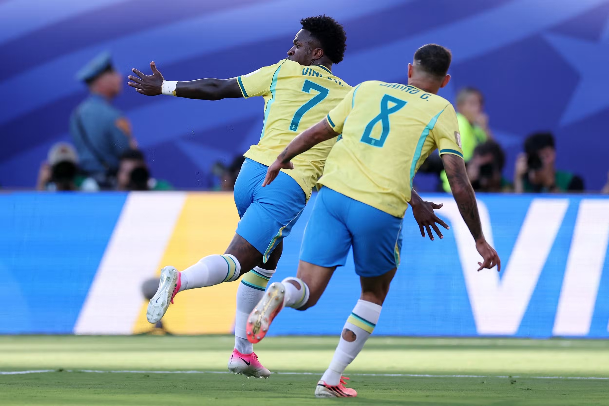 Brasil reage com Vinícius Júnior e empata com Marrocos no primeiro tempo