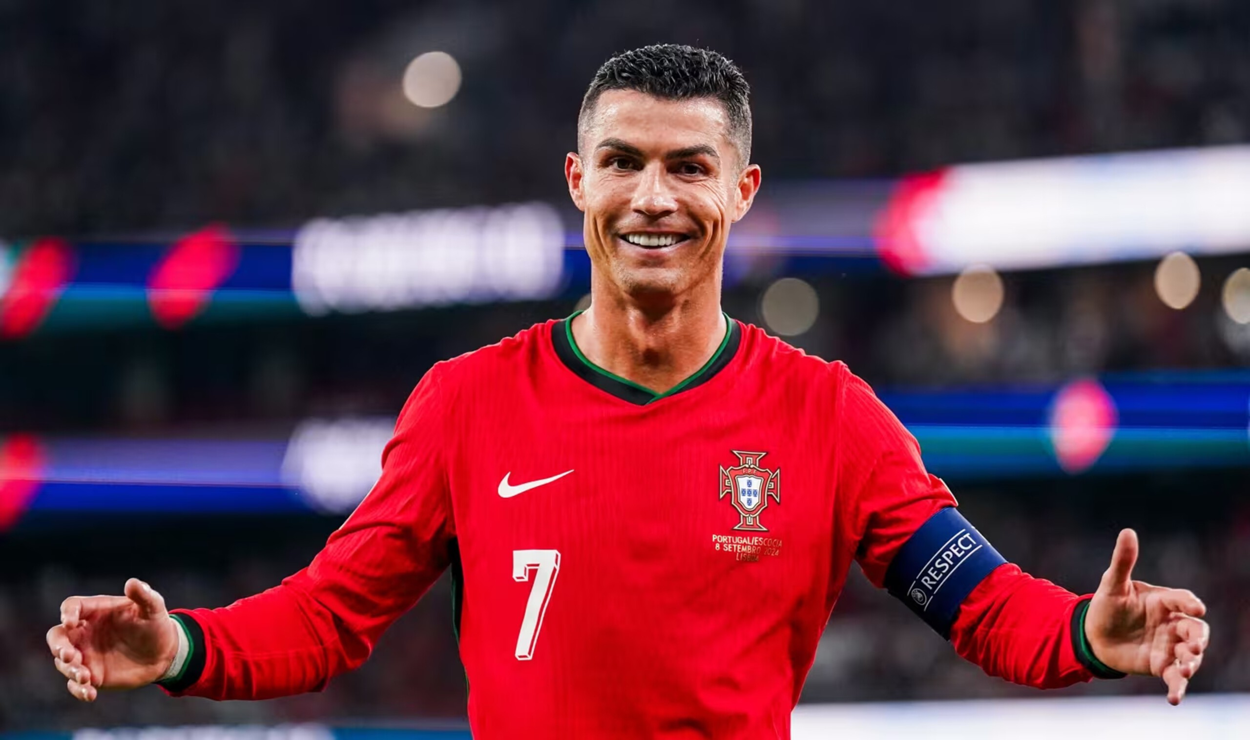 Cristiano Ronaldo se torna primeiro jogador a marcar gol em seis Copas do Mundo