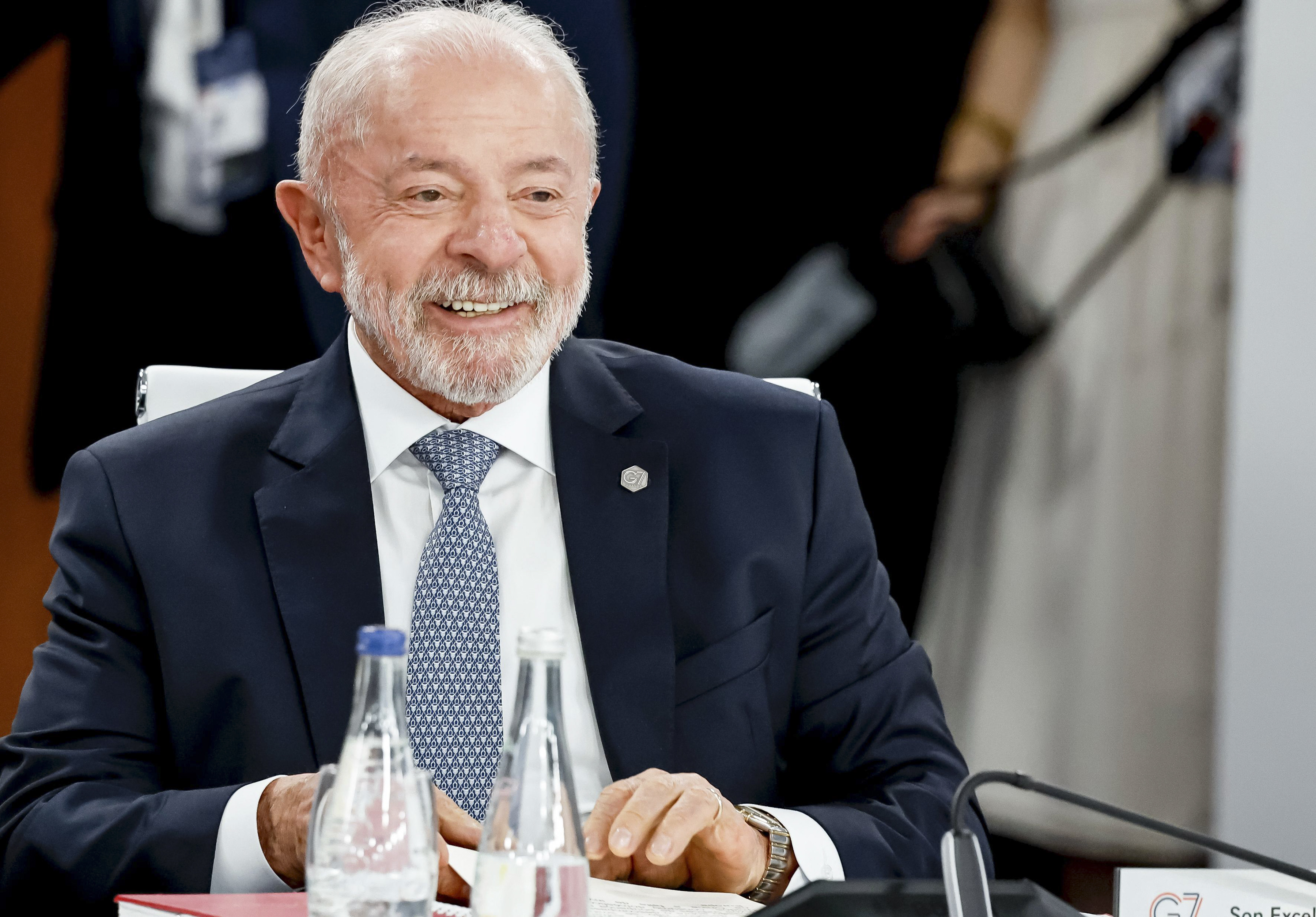 Lula diz que nunca foi esquerdista em conversa com presidente do FMI no G7