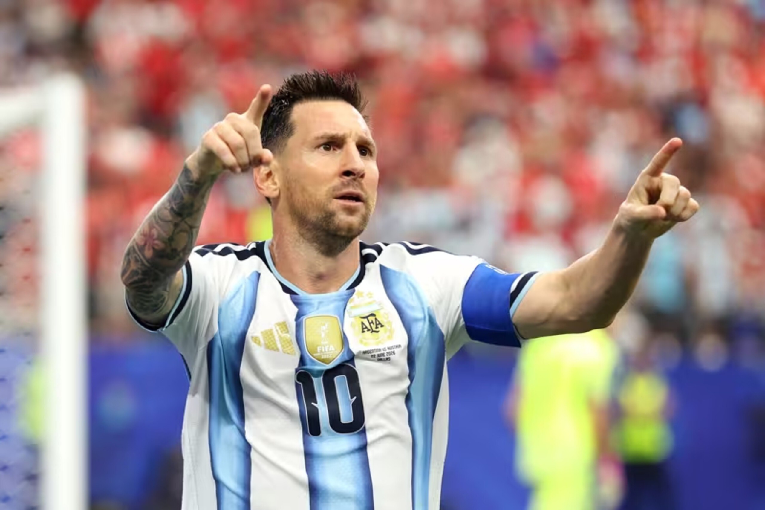 Messi abre o placar para a Argentina e se torna o maior goleador em Copas do Mundo