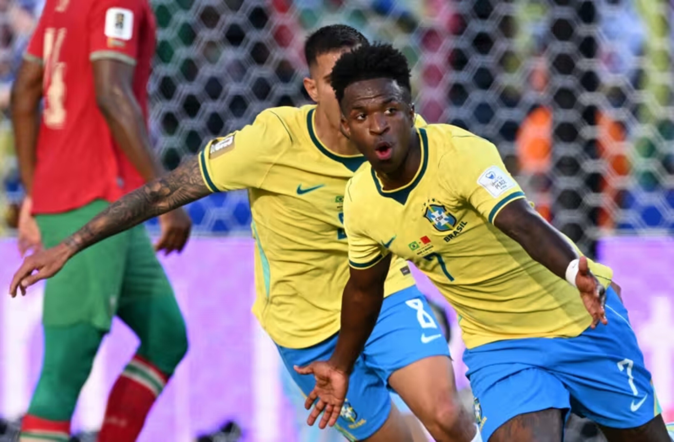Vini Jr. marca golaço, Brasil reage, mas fica no empate com Marrocos na estreia da Copa do Mundo