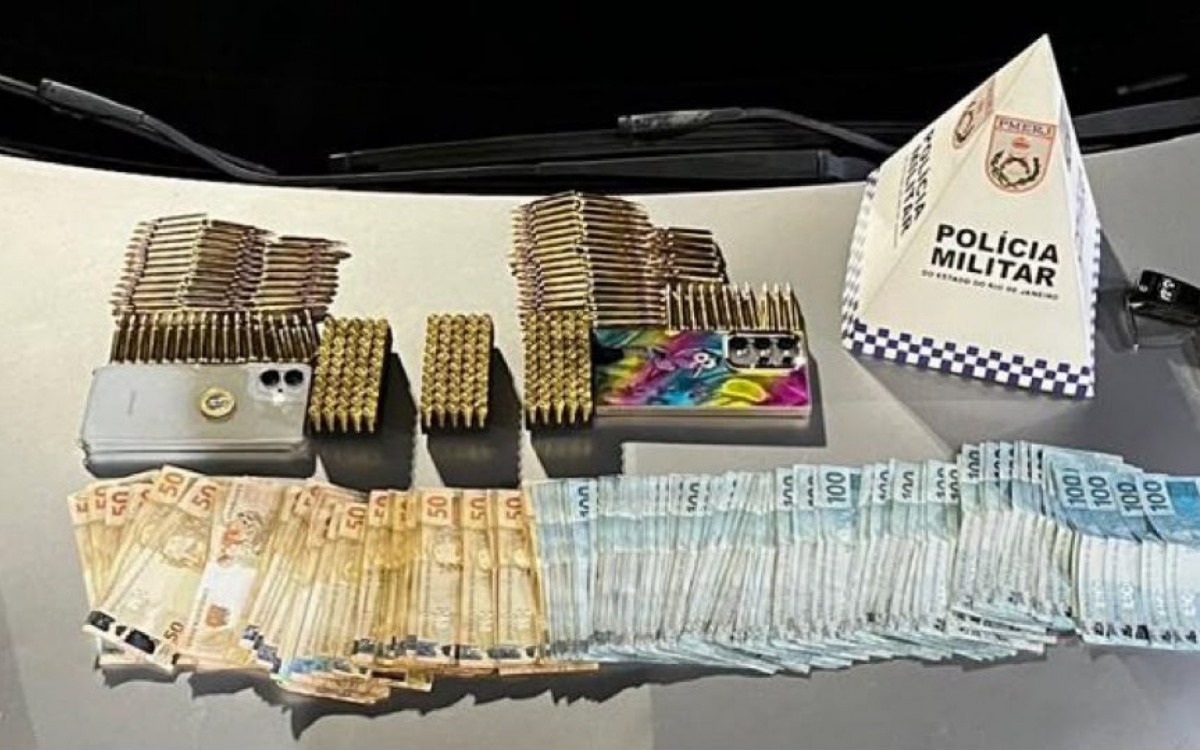 Casal é preso com munições e R$ 14 mil em abordagem na Zona Norte