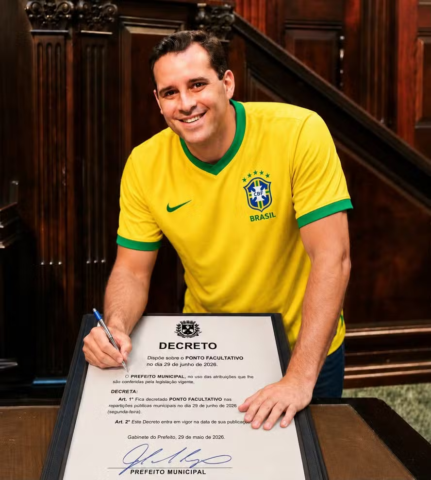 Rio e estado terão ponto facultativo no jogo do Brasil dia 29 pela segunda fase da Copa do Mundo