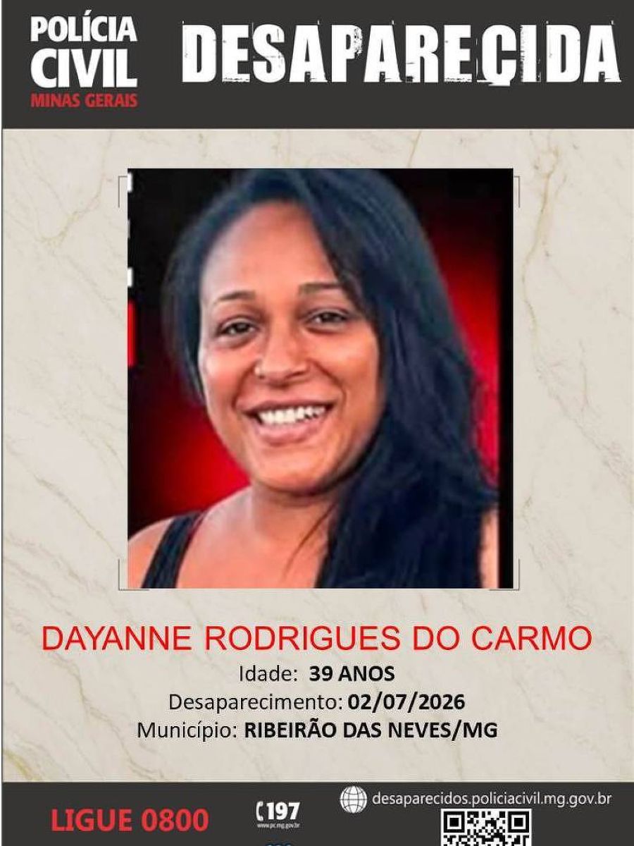 Ex-mulher do goleiro Bruno desaparece em Minas Gerais; polícia investiga