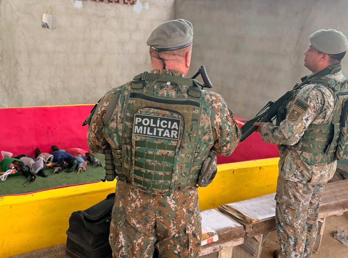 PM fecha rinha de galos clandestina e prende 15 pessoas em Caxias; vídeo