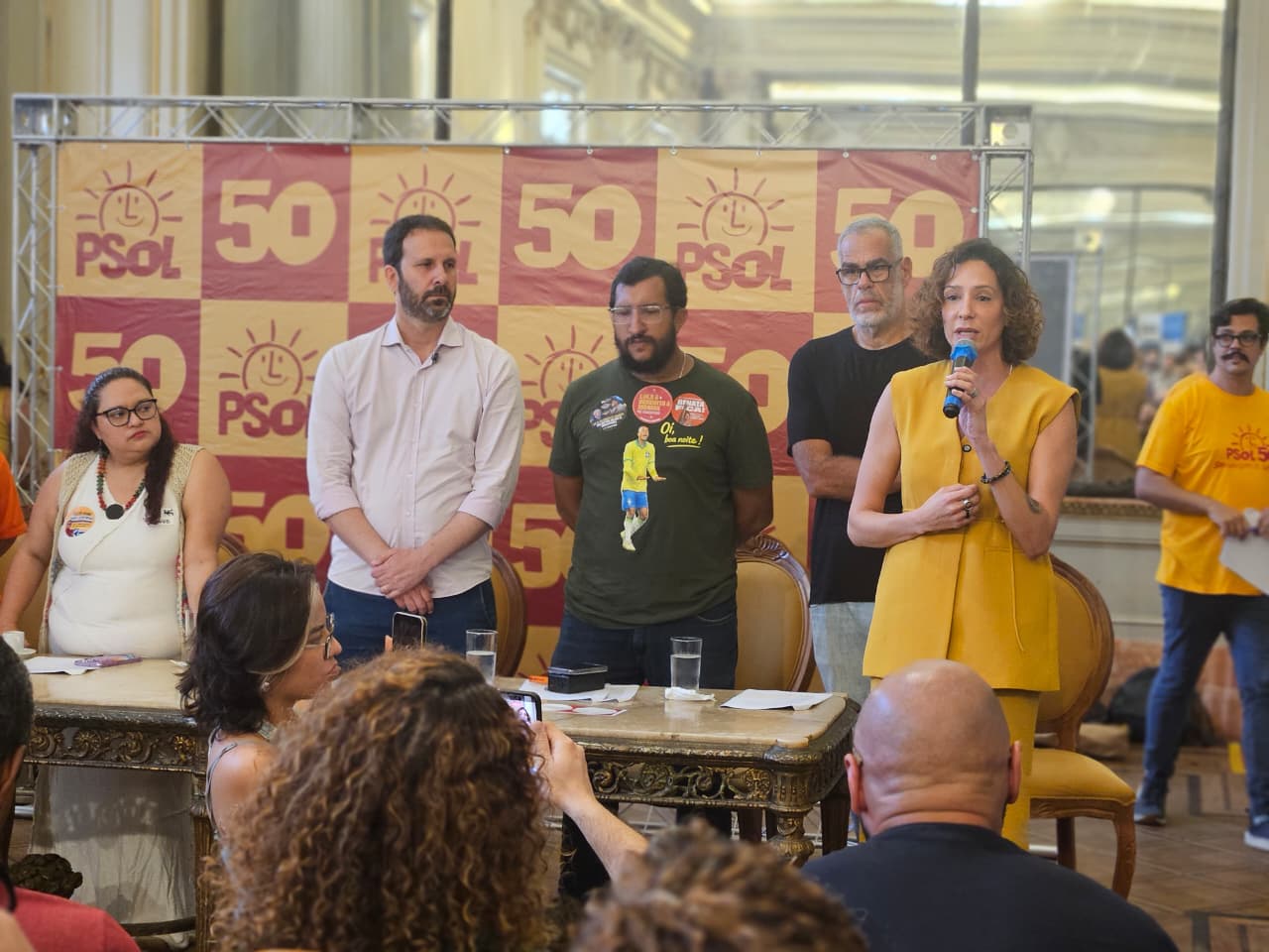 PSOL oficializa William Siri ao governo do Rio e Monica Benício ao Senado