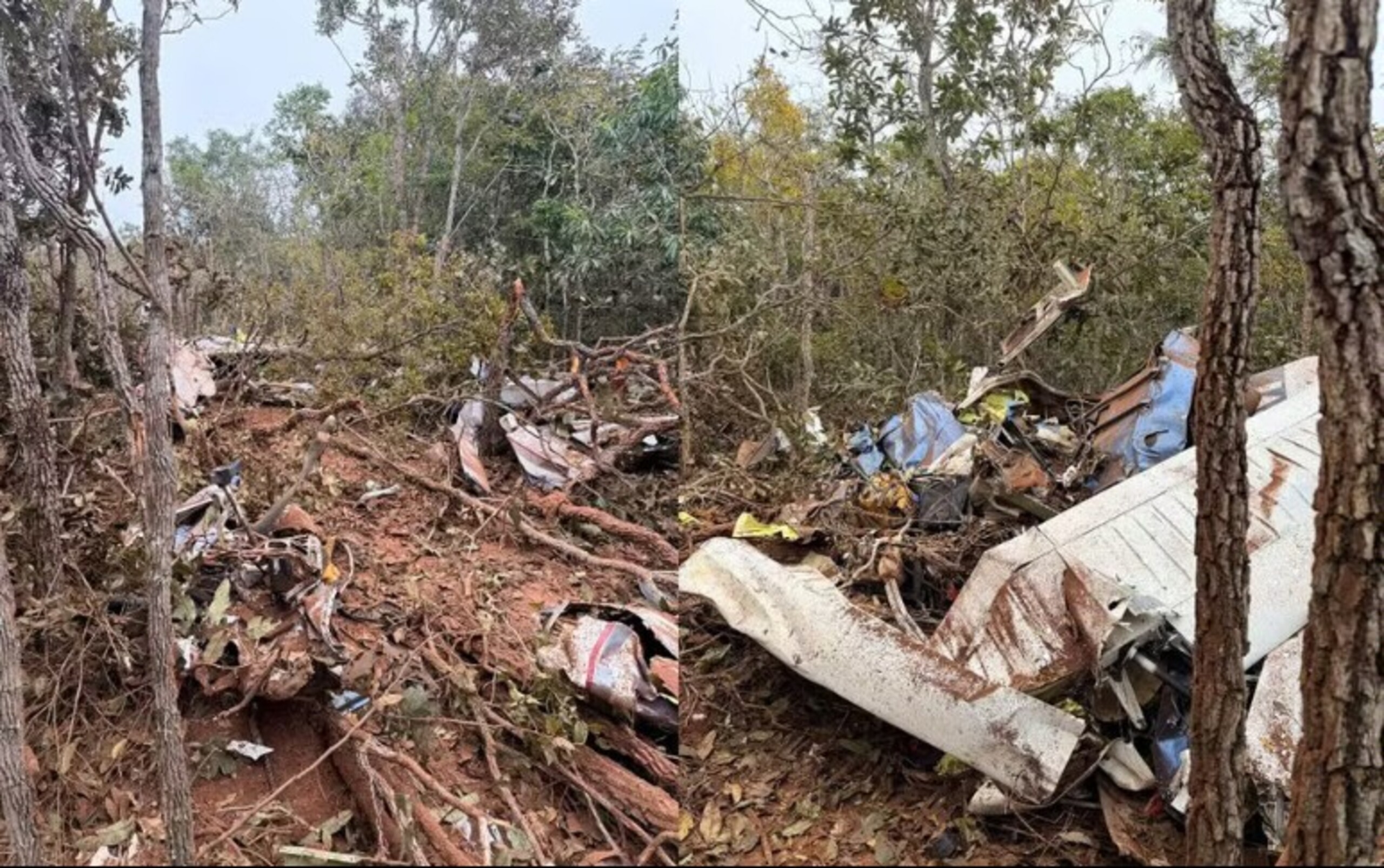 Avião de táxi aéreo cai em Campo Grande; bombeiros fazem buscas por vítimas