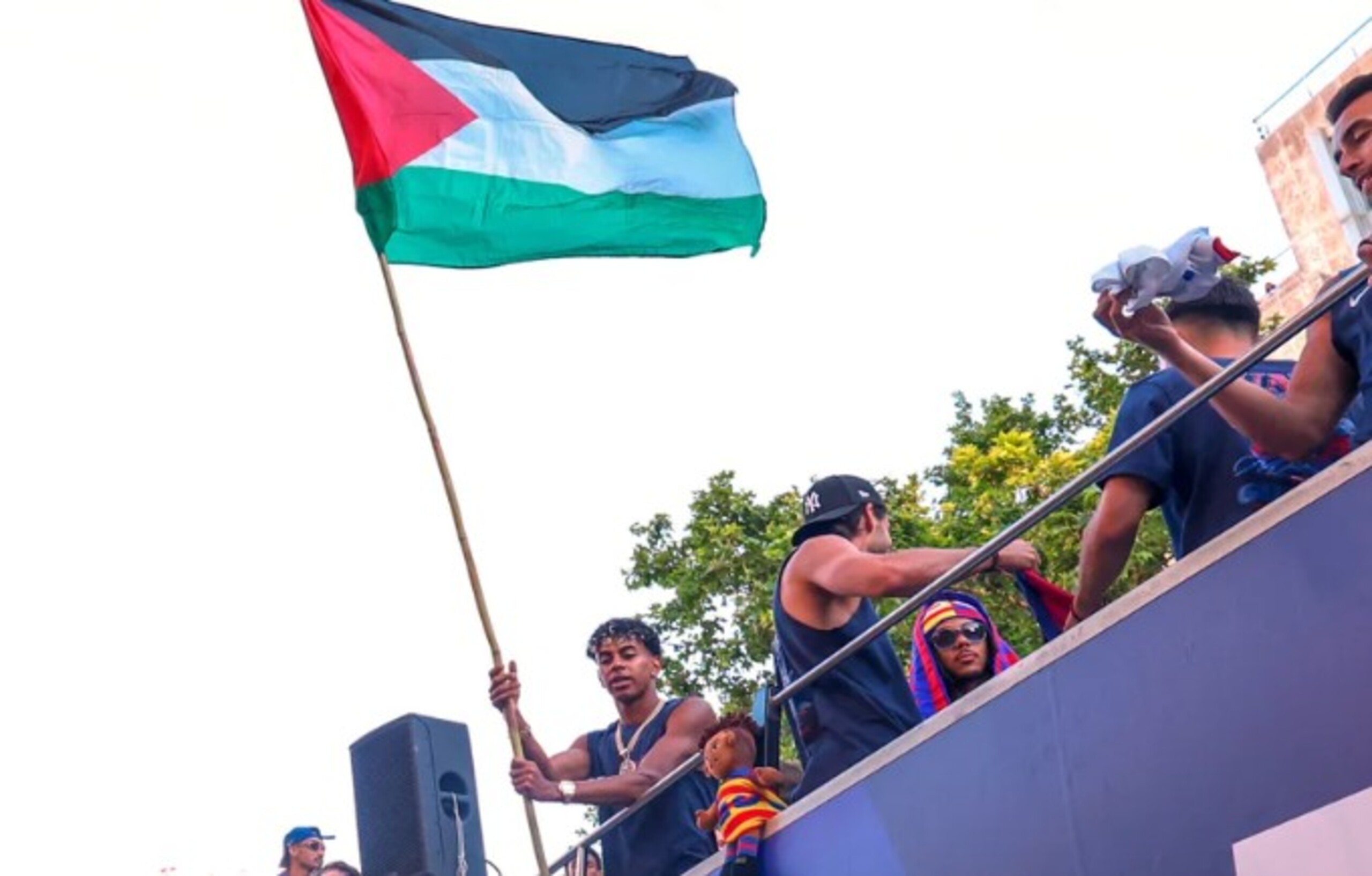 Vitória da Espanha é comemorada em Gaza e Lamine Yamal é exaltado por apoiar a causa palestina