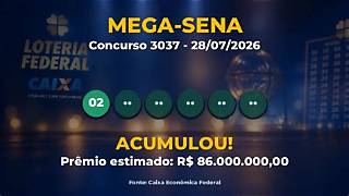 Mega-Sena acumula e prêmio chega a R$ 86 milhões para sorteio desta quinta-feira (30)